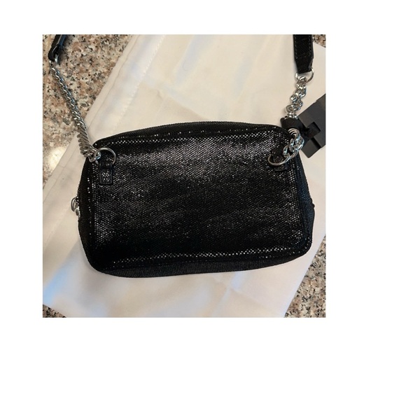 ‼️WOW‼️🤩🤩Pinko Mini Corelli Black Leather & Suede Pouch-NWT🤩SPECIAL EDISION‼️ - Picture 7 of 16